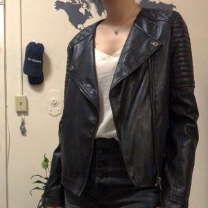 Heavy leather jacket